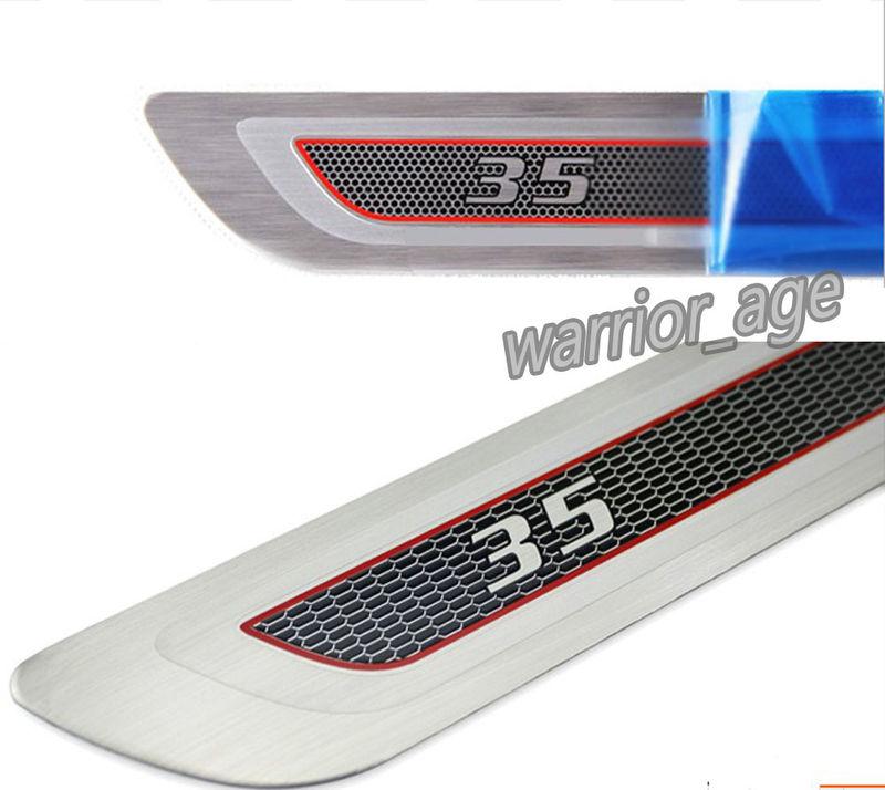 Door sill scuff plate protector for vw golf mk6 gti 35anniversary serial quality