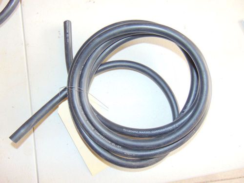 8' foot length omc 1/4" marine black fuel line hose