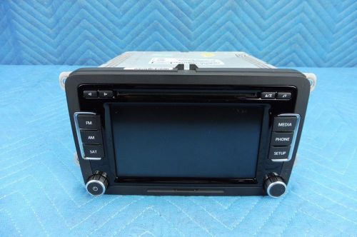 Vw passat 6-disc media satellite cd player radio 1k0035180ae 2012-2015 oem