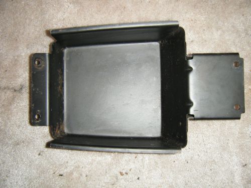 87-93 oem ford mustang 5.0 center console arm rest upper metal tray base bracket