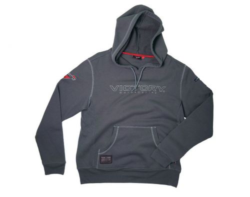 Victory motorcycle mens grey hoodie size large 286324406