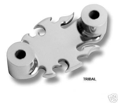 Tribal front fender spacers 41mm wide glide front ends harley fenders