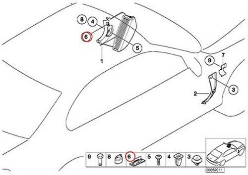 Bmw genuine foot rest footrest cover sand beige e39 e46 51438212185