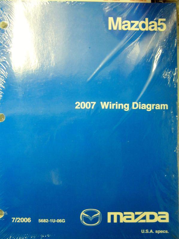 2007 mazda 5 wiring diagram brand new