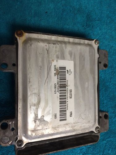 07 pontiac g6 3.5 liter automatic ecu computer 12612738 (ypka) genuine oem