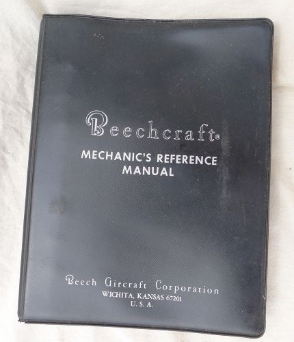 Beechcraft mechanic&#039;s reference manual airplane beech aircraft corporation 1971