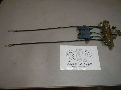 1988 honda goldwing gl1500 saddlebag release, latch, lock mechanism, cables