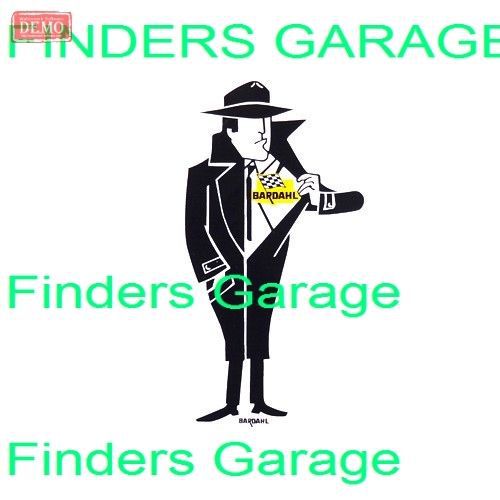 Bardahl man decal/sticker