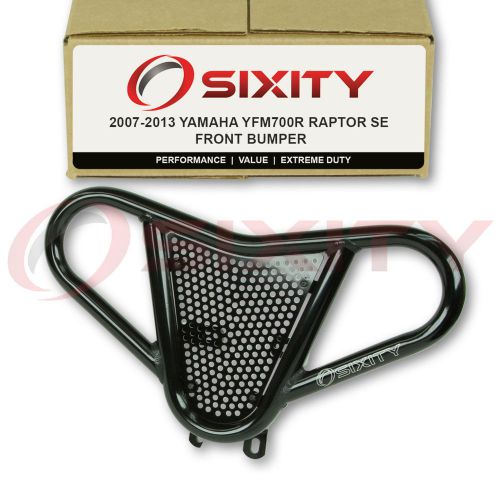 Black front bumper 2007-2013 yamaha yfm700r raptor se extreme duty brush we