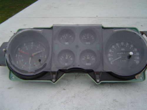 73 pontiac grand am gto lemans gauge cluster with with trip odometer