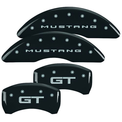 Mgp mustang 10201s2mgbk caliper cover logo black performance gt 15-16
