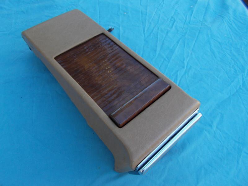 Mercedes 126 380 500 560sec rear burl wood console  palomino excellent !!