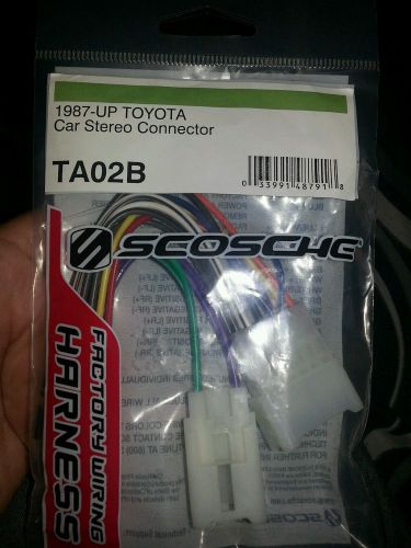 Toyota car stereo connector 1987-up