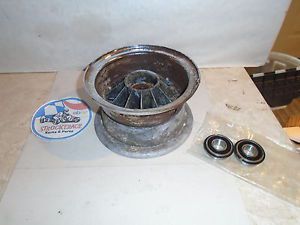 Vintage rupp racing go kart front turbine wheel for 5/8" spindle cart part