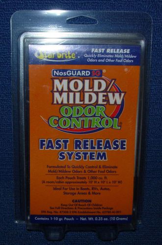 (3) starbrite 89970 nosguard sg  mold/mildew odor control fast release  inv h008
