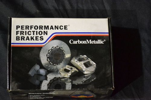 Carbon metallic performance friction brakes