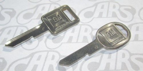 Gm key blanks e &amp; h. #44 &amp; #45.buick oldsmobile chevrolet pontiac cadillac. oem
