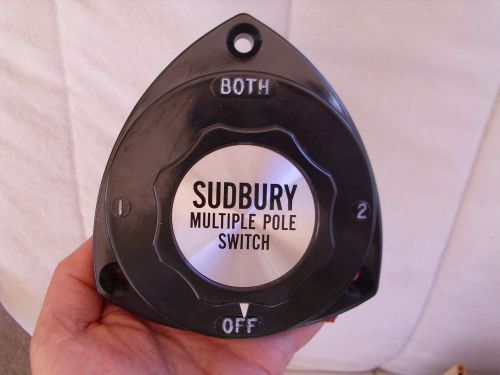 Sudbury, made in usa, selective control, multiple-pole switch for boat or rv