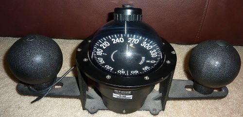 Richie yb-500 globemaster poweredamp steel yoke compass