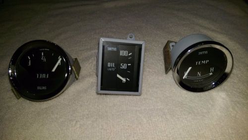 Mgb fuel, temperature, and oil pressure gauge set