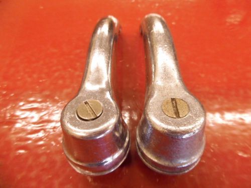 Vintage 30 &#039;s 40 &#039;s international mack white jeep pair interior door handle