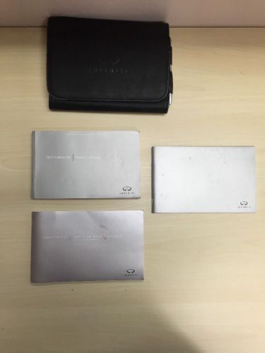 Infiniti ex 2012 owners manual book w/case oem