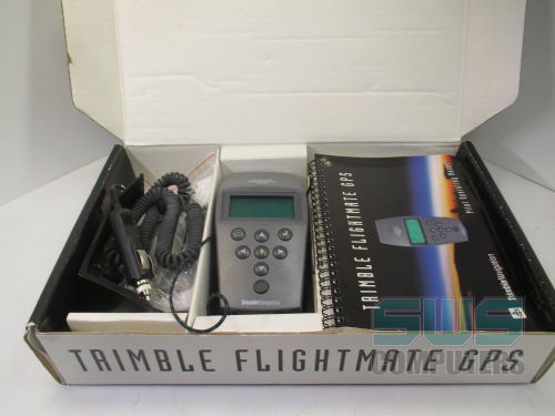 Trimble flightmate gps with box and accessories model 17319