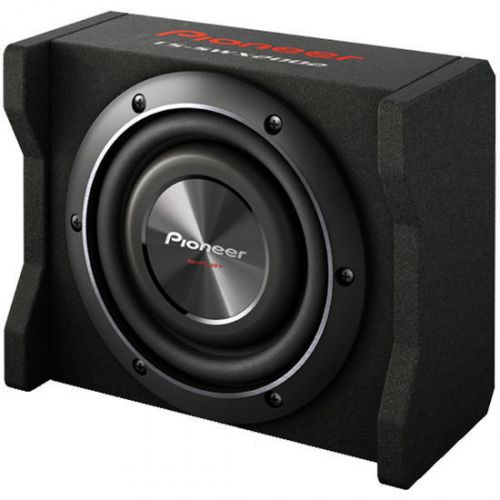 Pioneer ts-swx2002 150w rms dual 2-ohm 8&#034; shallow mount subwoofer enclosure box