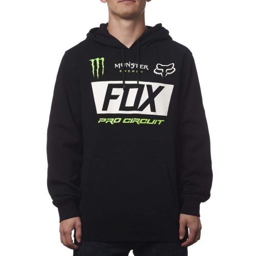 Fox racing mens monster paddock pullover hoodie mx motocross  black 19367-001