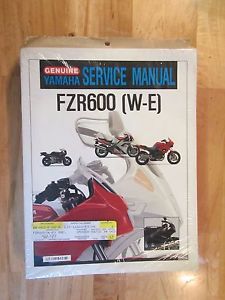 Yamaha oem factory service manual 1989-1992 fzr600 w-e lit-11616-fz-00 - nos