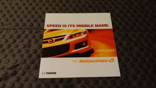 Mazdaspeed 6 brochure 2006