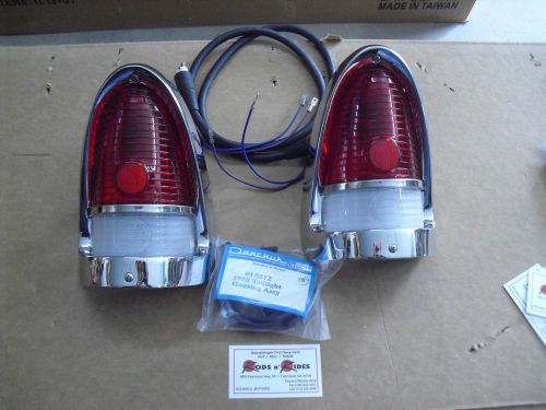 1955 chevrolet taillight housing assembly, complete bel air, sedan, wagon