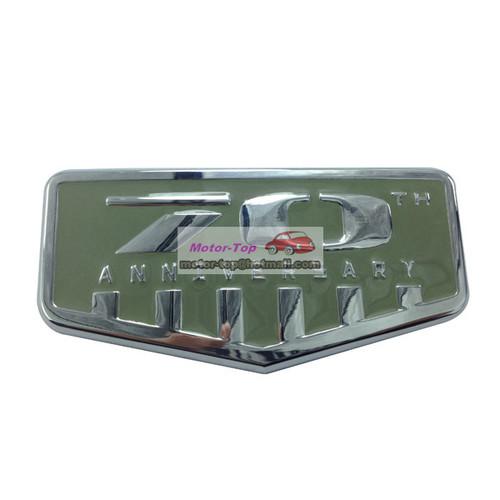 Jeep 70th anniversary metal hood front grille badge emblem for compass cherokee