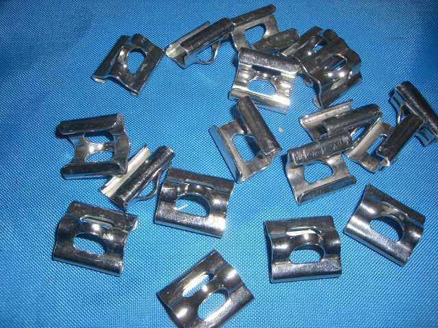 (18) external mainsail slides 3/4" id for 7/8" track all stainless new