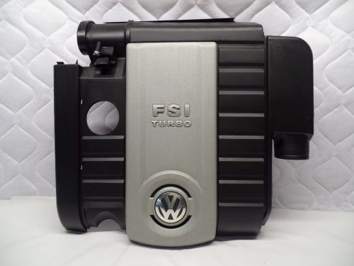 06 07 08 vw passat 2.0t fsi engine cover w/ air filter housing