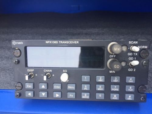 Nat (northern airborne technology) npx136d-070 p25 vhf transceiver