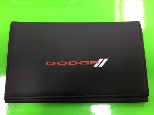 Dodge leatherette owners manual pouch srt -rt charger challenger