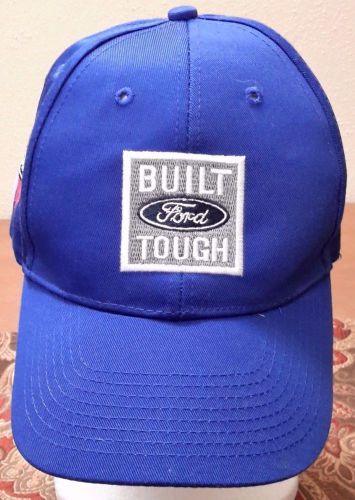 Built ford tough / pink ribbon/ royal blue baseball cap / free shipping