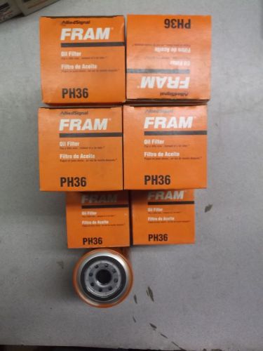 New fram ph36 lot of 5 nos engine oil filters *free shipping*