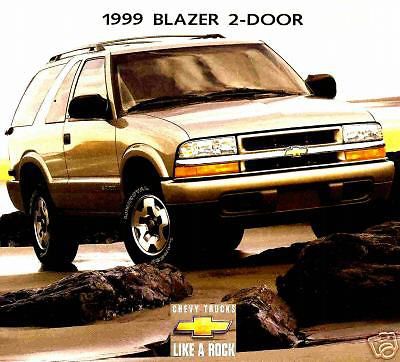 1999 chevy blazer 2-door factory brochure-ls 4x4
