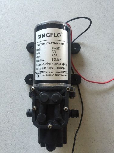 Brand new  12v 4.5 a singflo water system pump