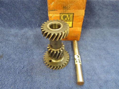 1940-62 chevy 3 speed transmission countershaft gear with repop shaft nos gm 716