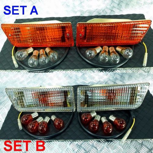 Front turn signal clear /amber toyota celica coupe 1970 1971 1972 1973 1974 1975