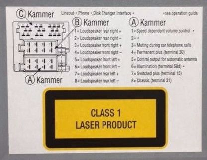 Ferrari 355 360 456 550 575 oem becker be 6105 stereo cd player