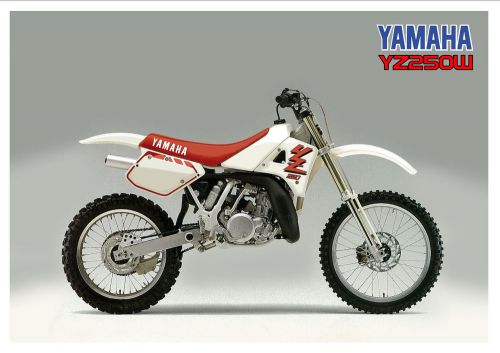 Yamaha poster yz250 yz250w 1989 vmx suitable to frame