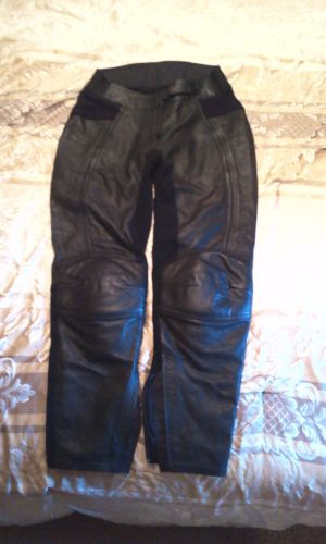 Bilt leather womens motorcycle sport rider technical pants size 12