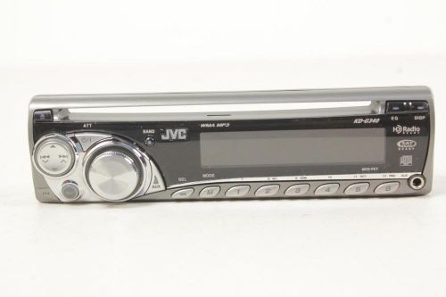 Jvc kd-g340 radio detachable faceplate aux port wma mp3 face plate