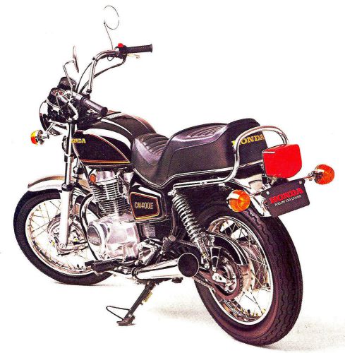 1981 honda cm400e motorcycle brochure -honda cm 400 e-honda cm400
