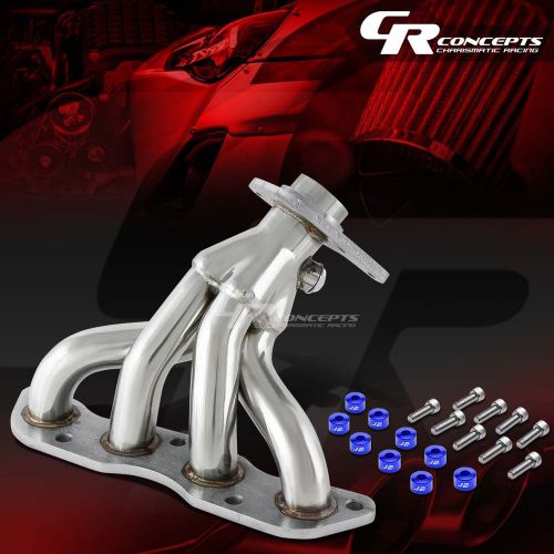 J2 for 06-08 fit 1.5l stainless exhaust manifold header+blue washer bolts