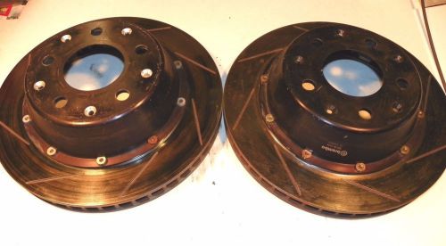 Brembo front brake rotors and hats 1 1/16&#034; thick 09.5682.51/61 nascar late model